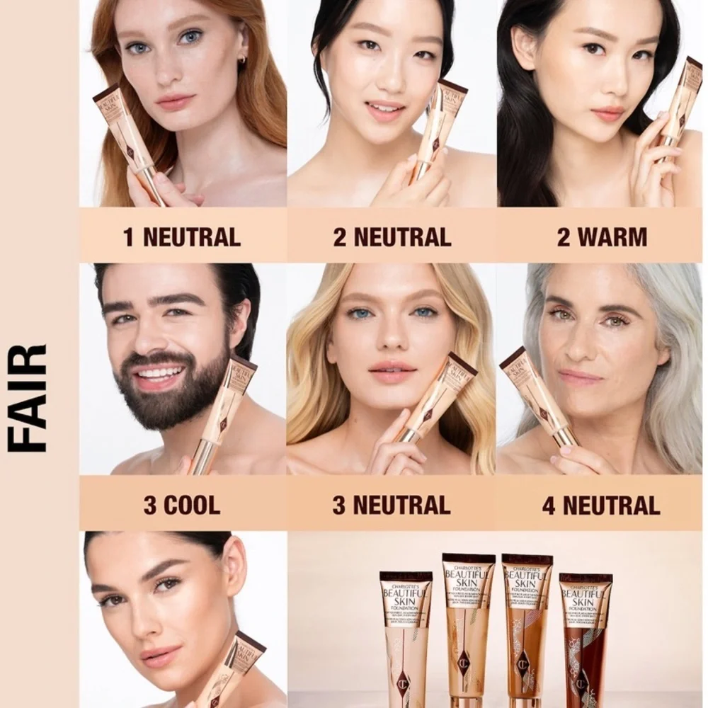 🌿 Charlotte Tilbury Beautiful Skin Liquid Foundation